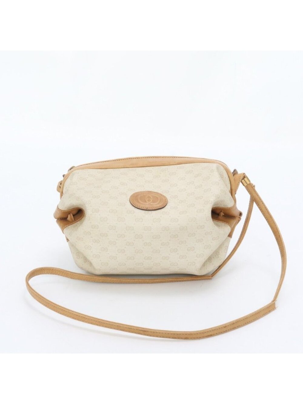 Gucci Vintage Micro GG Leather Shoulder Bag